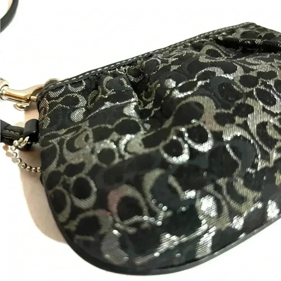 Coach vintage cc signature print  canvas wristlet wallet - Picture 4 of 7